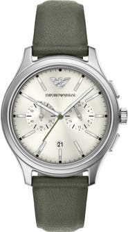 Emporio Armani Cushion Case Bracelet Chronograph Watch, 40mm