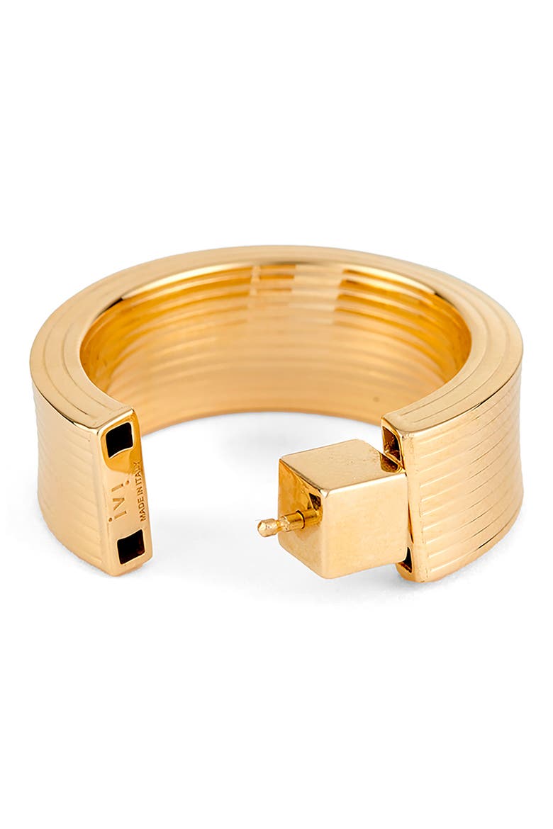 Medium Signora Hollow Hoop Earrings, Alternate, color, YELLOW GOLD
