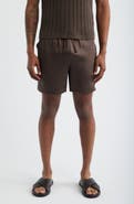 Open Edit Satin Drawstring Shorts