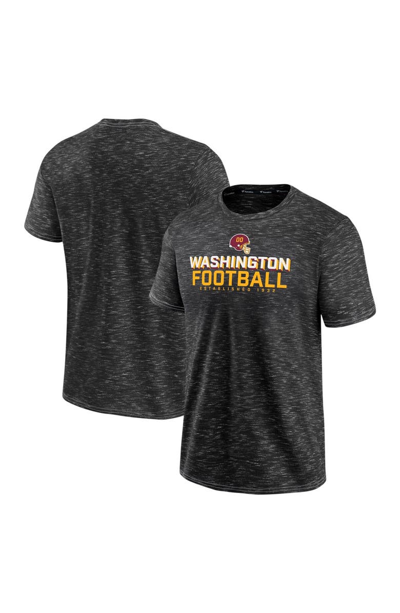 FANATICS Men's Fanatics Branded Charcoal Washington Commanders Component T-Shirt, Main, color,