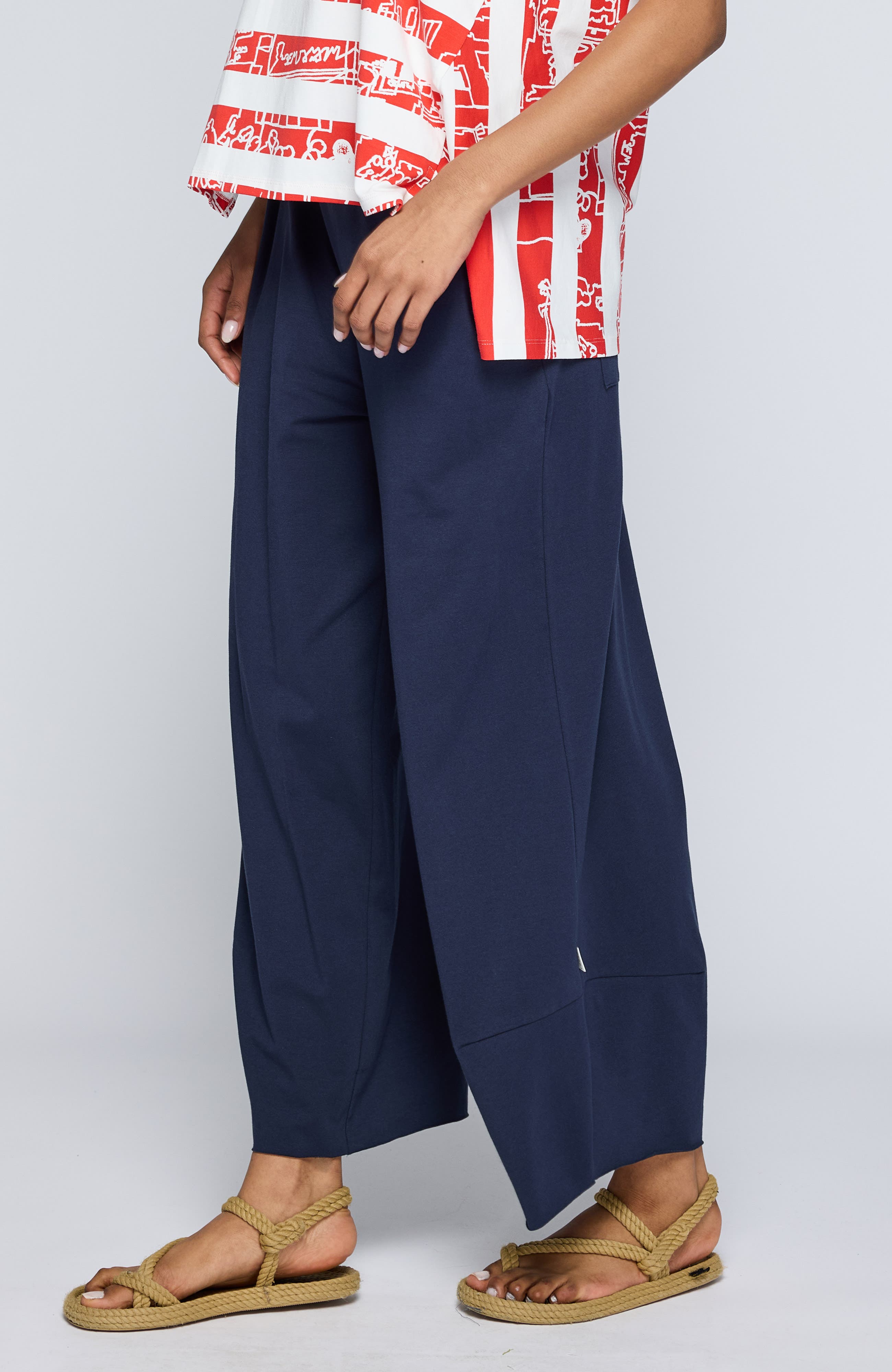 Ilaria Curved Jersey Pants - image 4