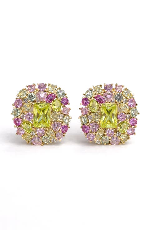 Cubic Zirconia Stud Earrings