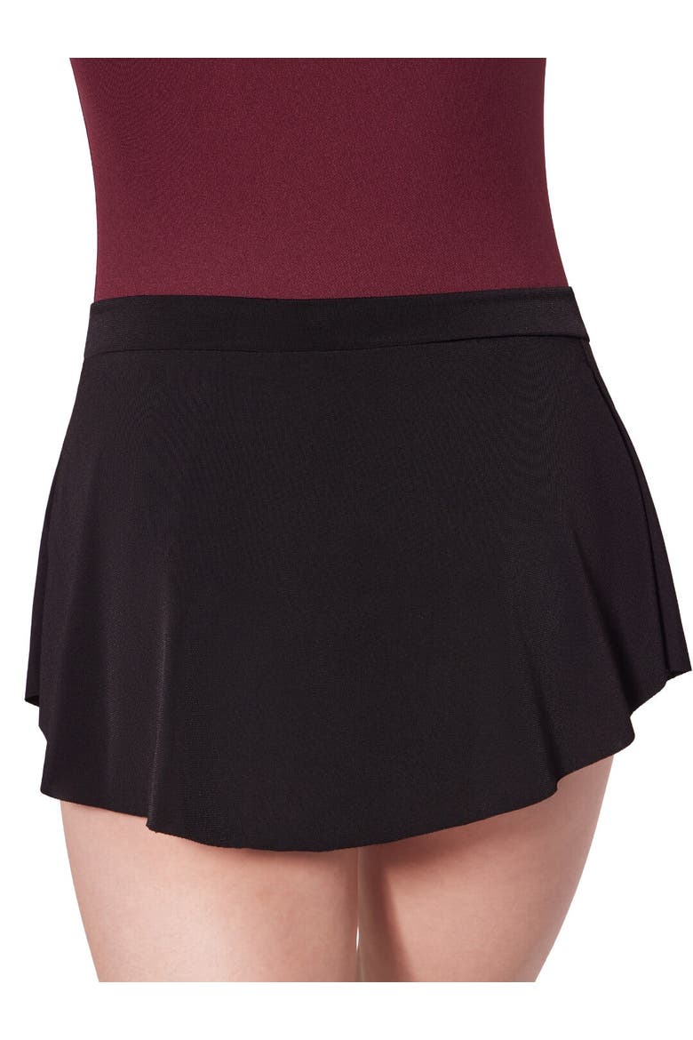 Curved Pull-On Skirt - Tween, Alternate, color, Black