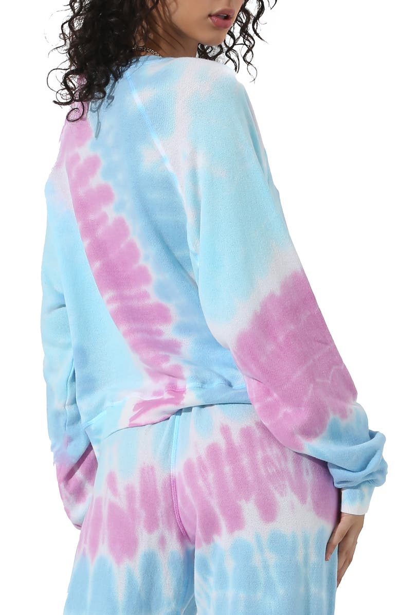 Electric & Rose Farrow Tie Dye Pullover, Alternate, color, 