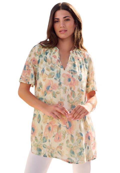 Ruffle Sleeve Blouse