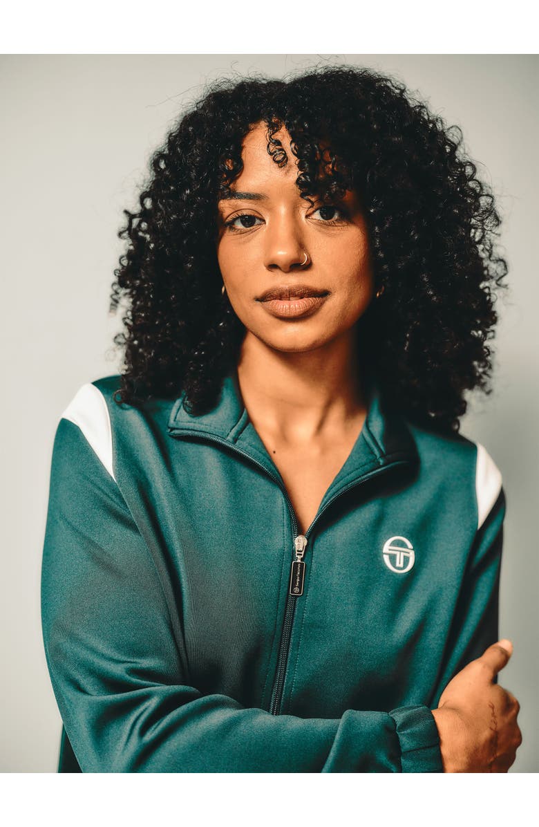 Sergio Tacchini Anna Track Jacket, Alternate, color, Green Gables