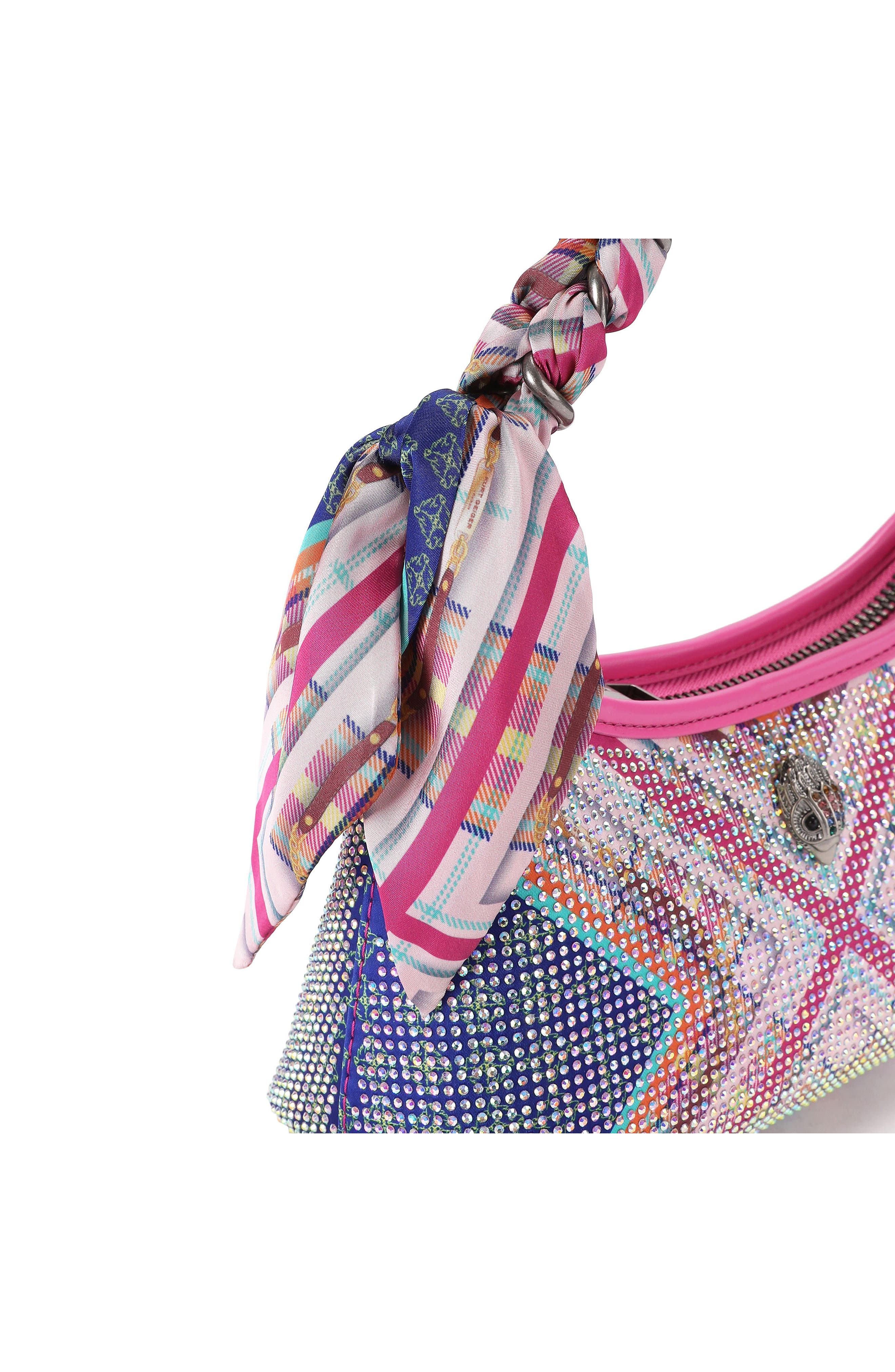 Kurt Sling Scarf Shoulder Bag, Alternate, color, PINK MULTI