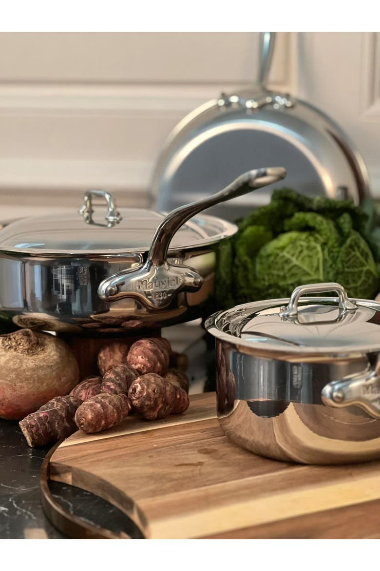 M'Cook 3.2 qt. Stainless Steel Saute Pan & Lid, Alternate, color, Silver