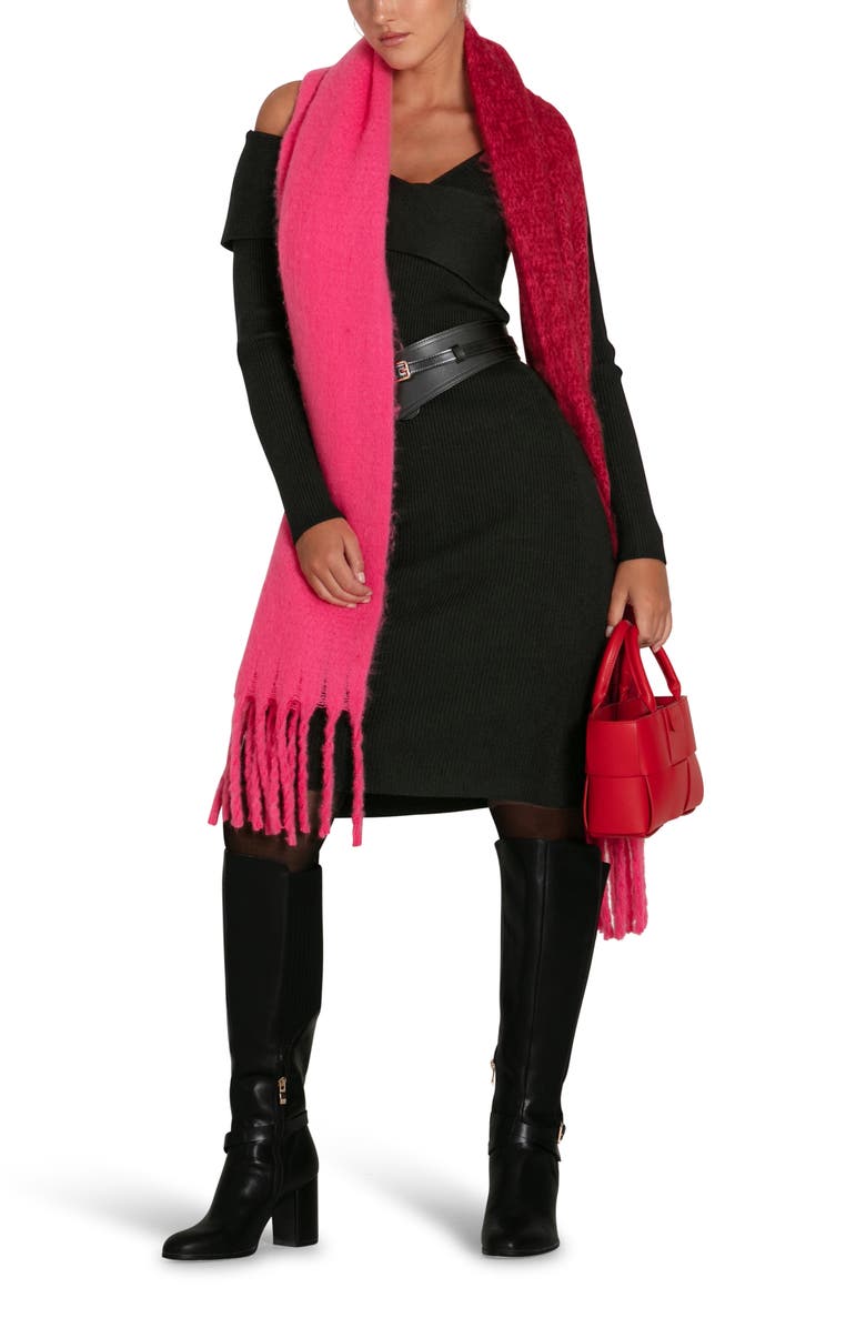 Belle & Bloom The Way You Move Knit Dress, Alternate, color, Black