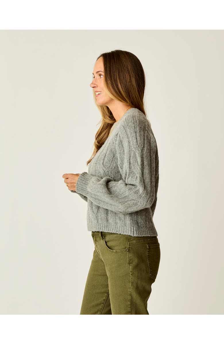 Carve Designs Eloise Wool Sweater, Alternate, color, Mid Grey