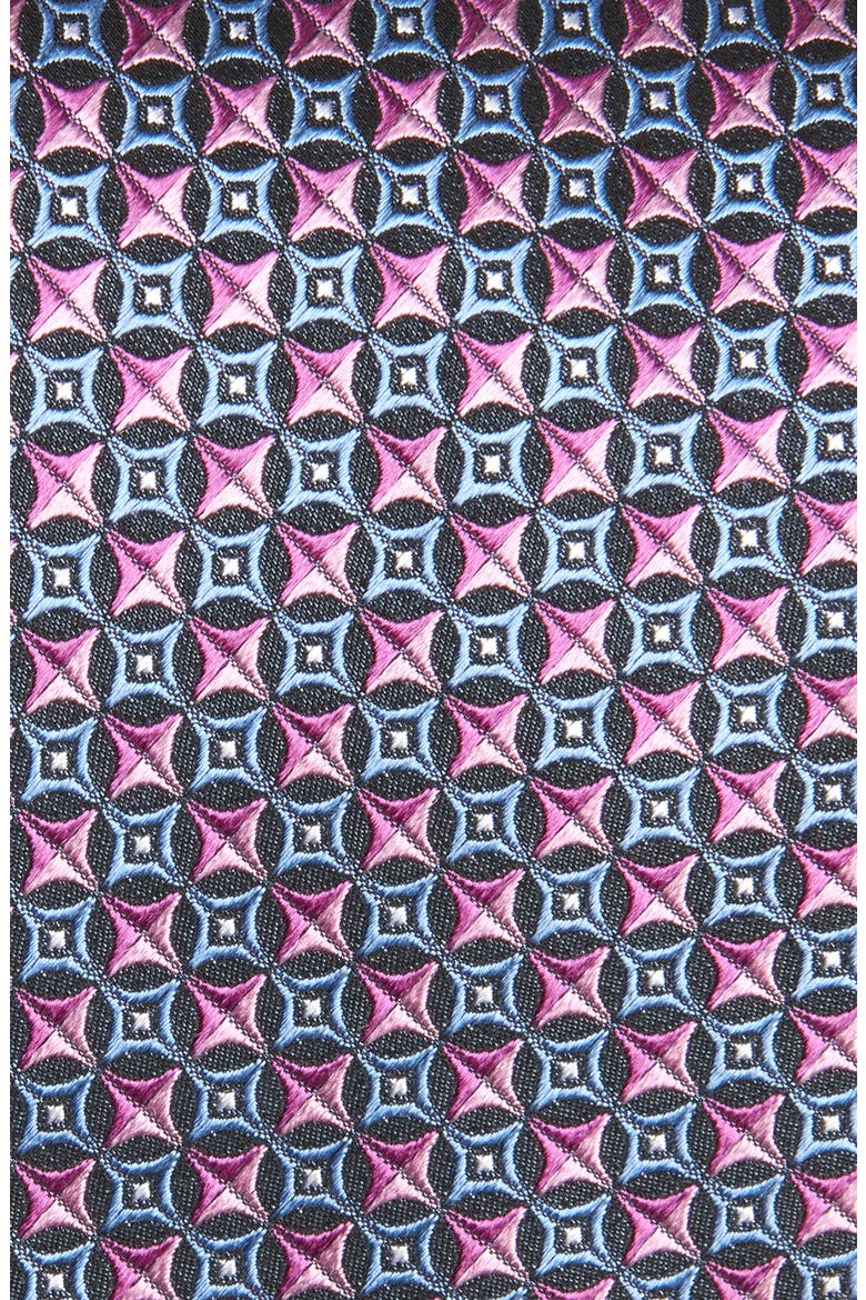 Neat Silk Tie, Alternate, color, PINK