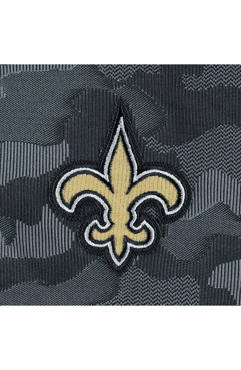 ANTIGUA Men's Antigua Black New Orleans Saints Brigade Quarter-Zip Sweatshirt, Alternate, color, Black