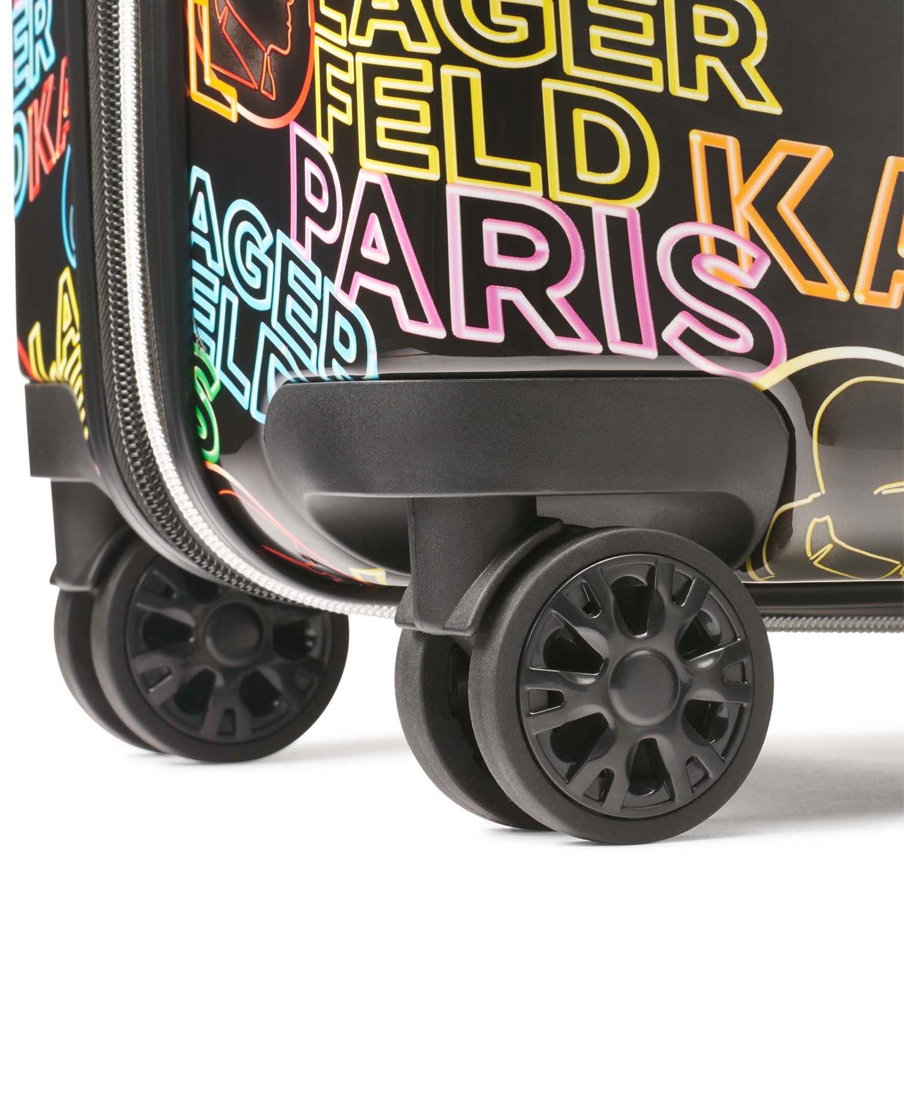 KARL LAGERFELD Multicolor Neon 25" Medium Upright Suitcase, Alternate, color, Multi Color