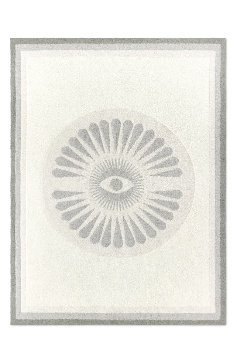 Barefoot Dreams<sup>®</sup> Visionary CozyChic<sup>®</sup> Throw Blanket, Main, color, Cream Multi