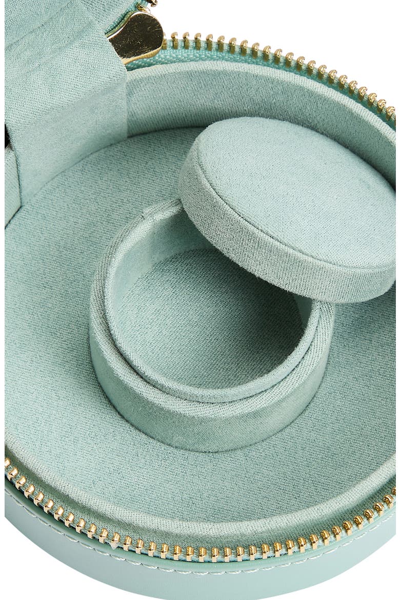 Sophia Round Zip Case, Alternate, color, JADE