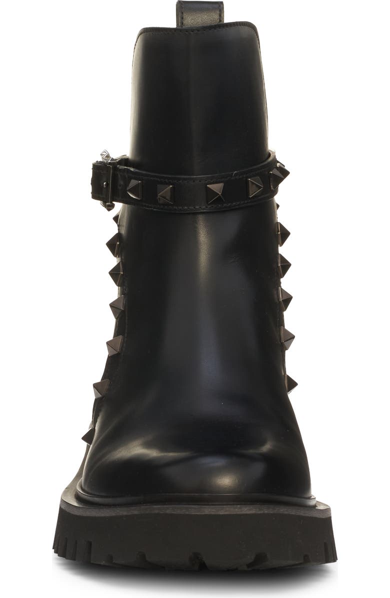 Valentino Garavani Rockstud Combat Boot, Alternate, color,