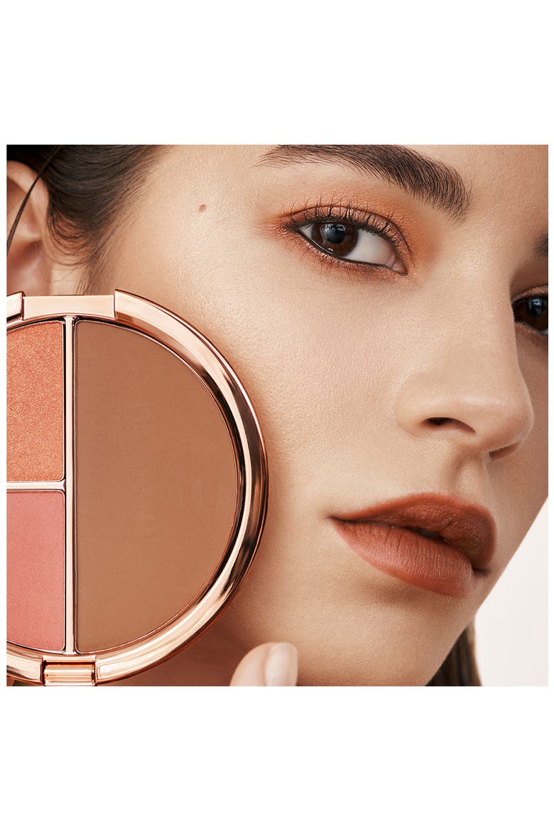 Face & Cheek Blush & Bronzer Palette, Alternate, color, LIGHT