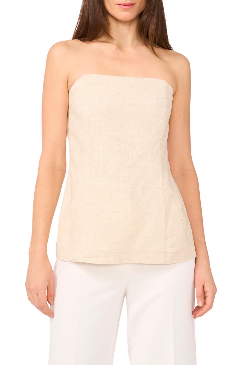 Date Strapless Top, Main, color, NATURAL
