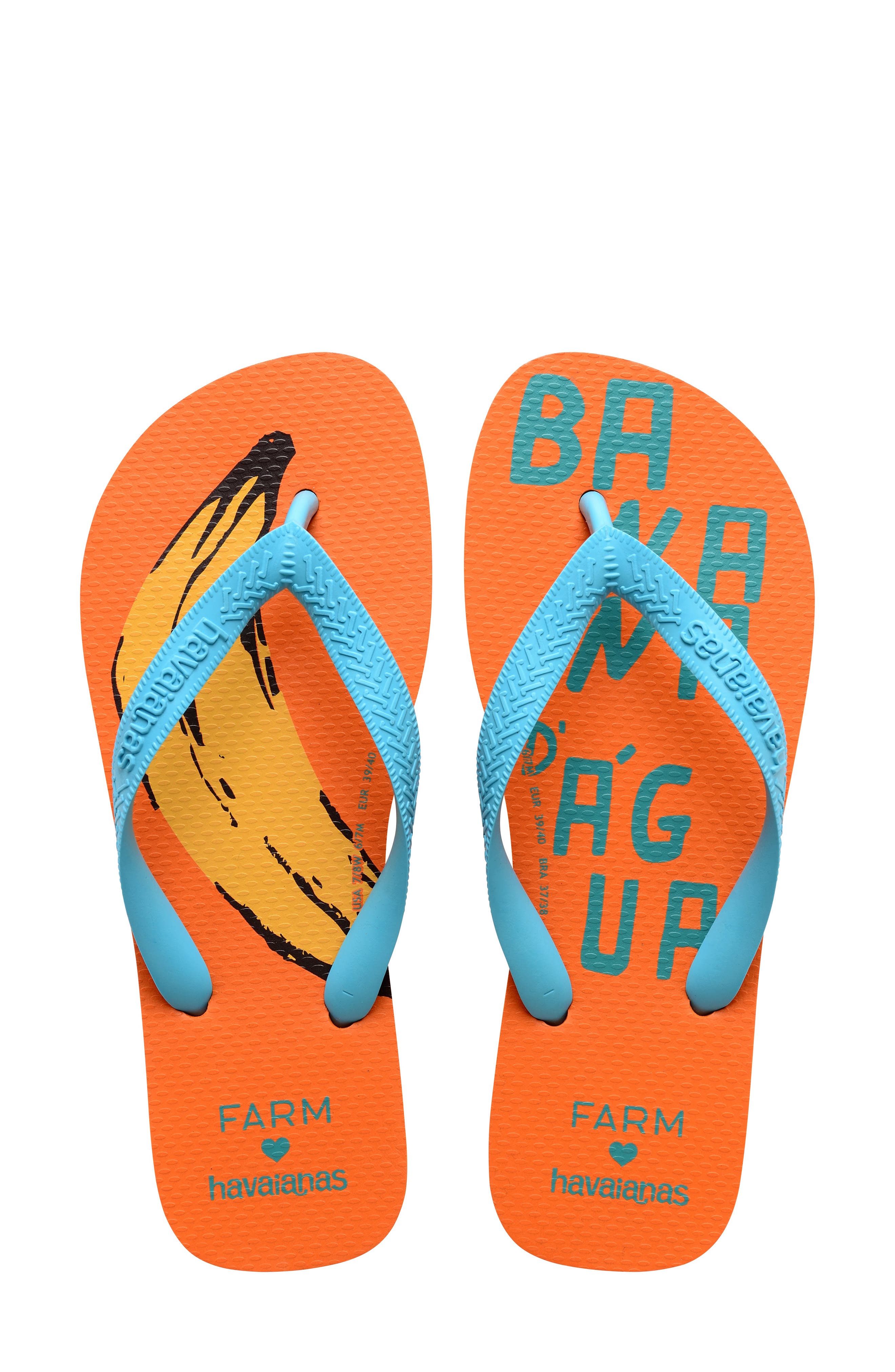 x FARM Rio Flip Flop, Alternate, color, BEGONIA ORANGE