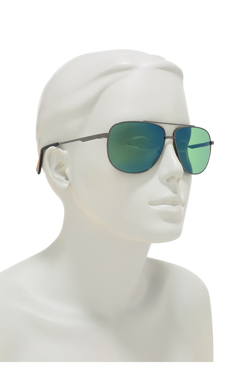 Canali 64mm Aviator Sunglasses, Main, color, 