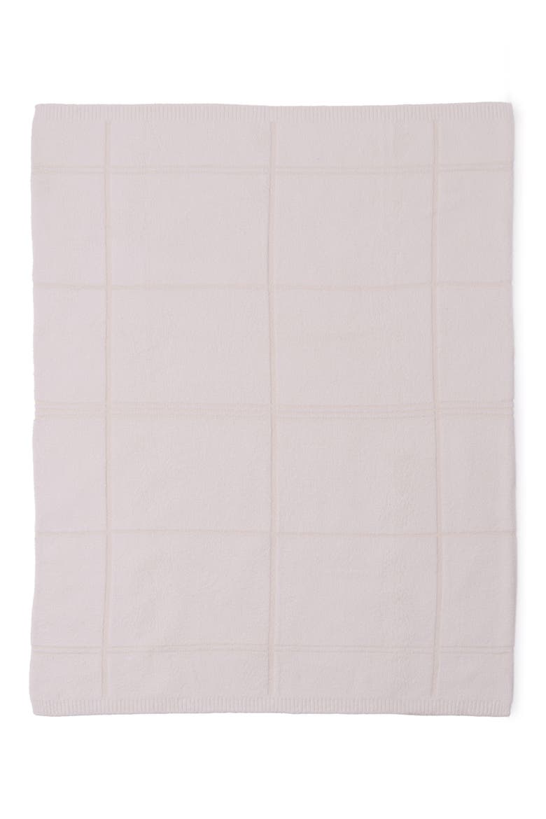 CozyChic® Tonal Plaid Throw Blanket, Main, color, CREAM