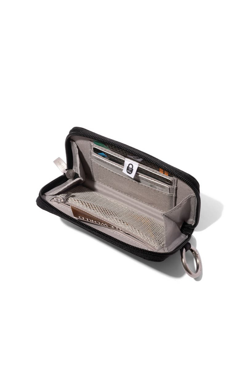 BAGGALLINI Deluxe Card Case, Alternate, color, Black Cheetah Emboss