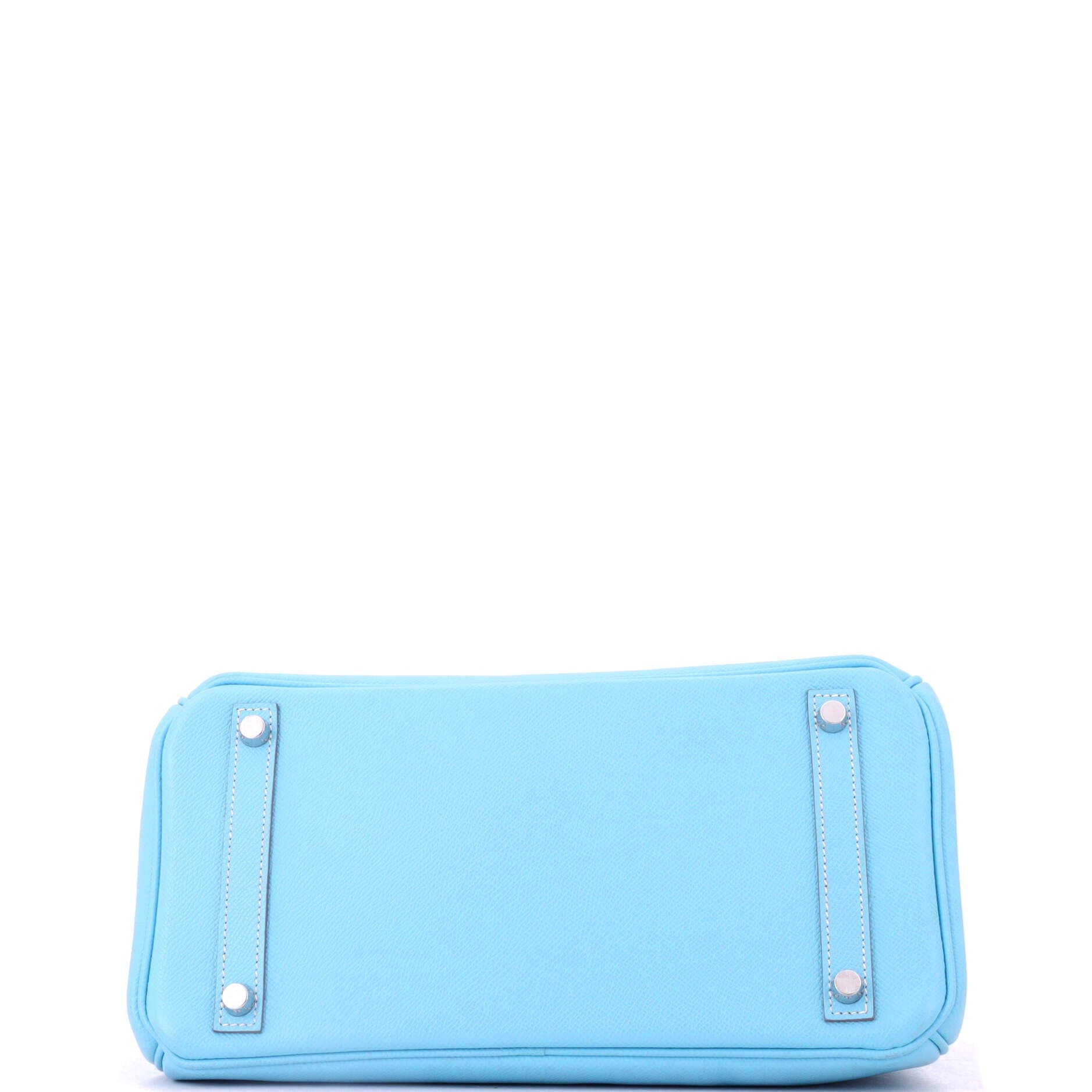 Pre-Owned Hermes Candy Birkin Bag Epsom 30, Alternate, color, Candy-Bleu Celeste/Mykonos