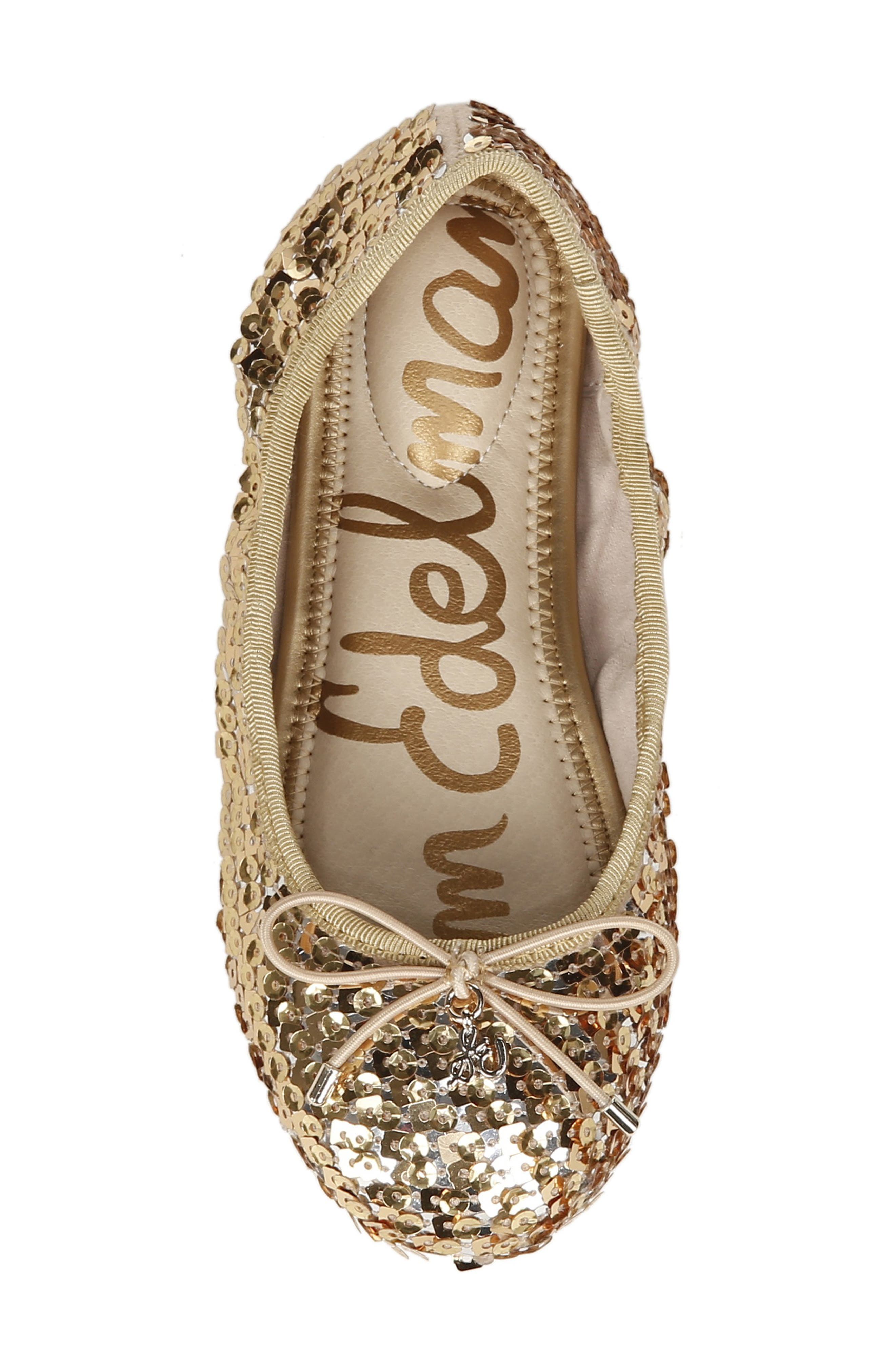 Sam Edelman Felicia Ballet Flat, Alternate, color, Gold Muilti