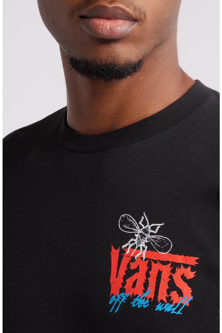 Tear Mountain Long Sleeve Graphic T-Shirt, Alternate, color, BLACK