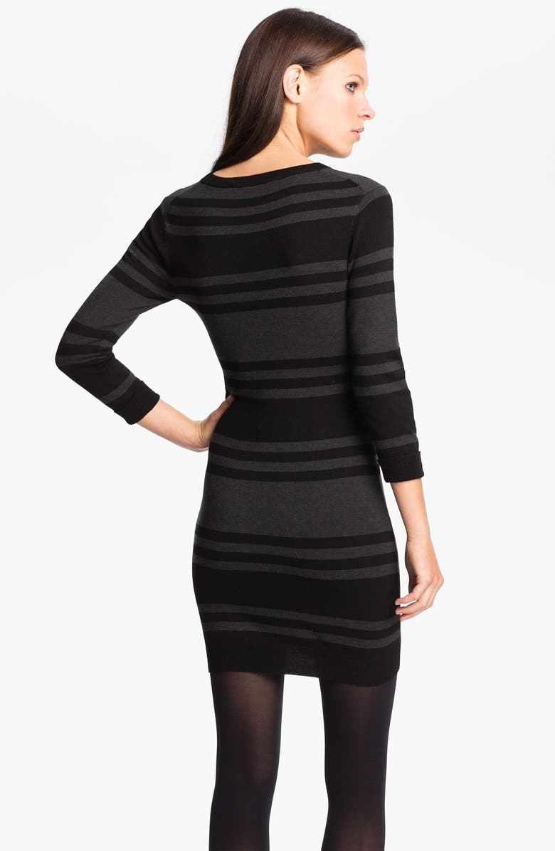 French Connection 'Bambi Knits' Multi Stripe Sweater Dress, Alternate, color, 