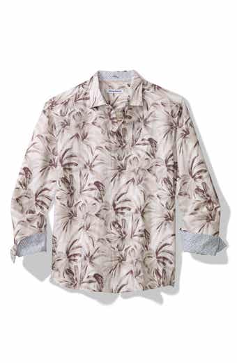 Paradise Dunes Floral Linen Button-Up Shirt