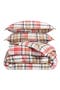 Plaid Flannel Duvet Cover & Shams Set