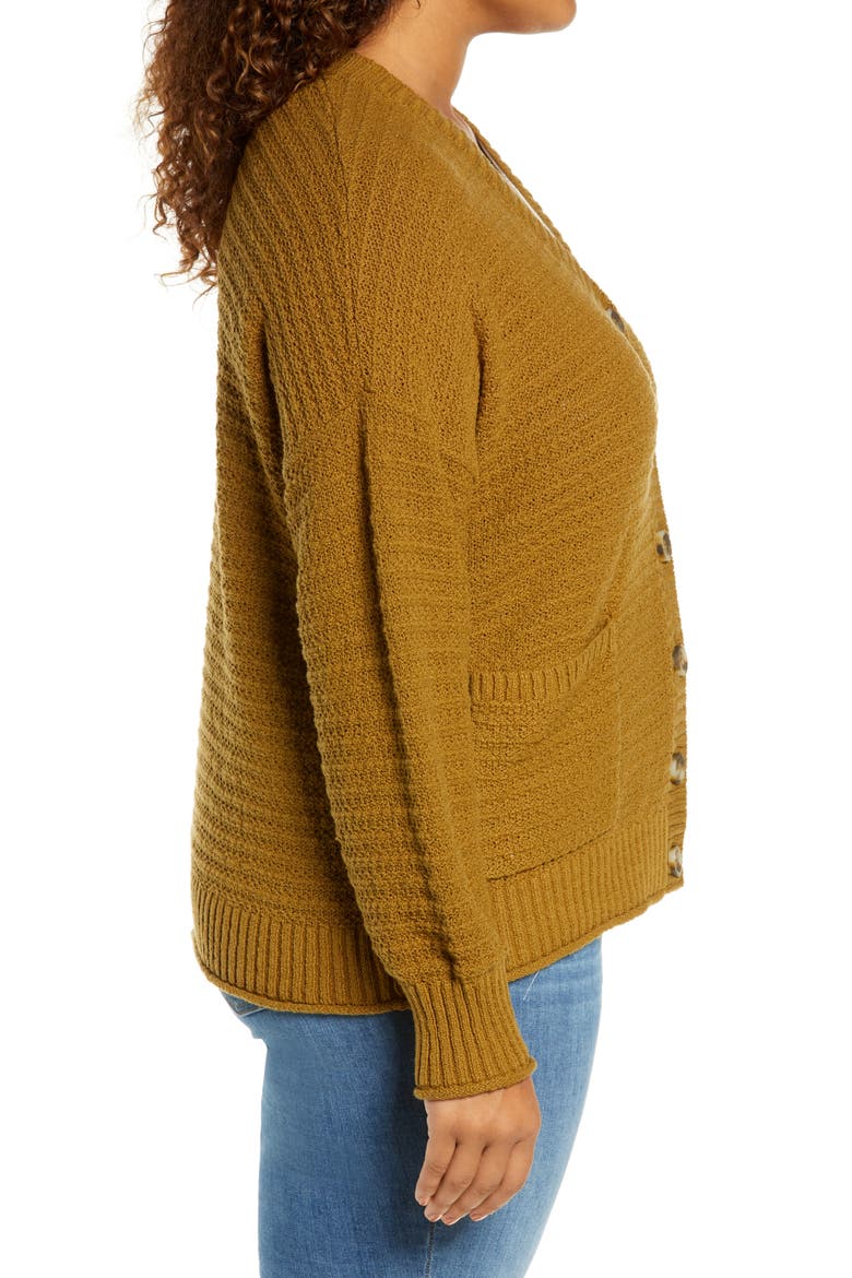 Seabrook Cardigan Sweater, Alternate, color, SPICED OLIVE