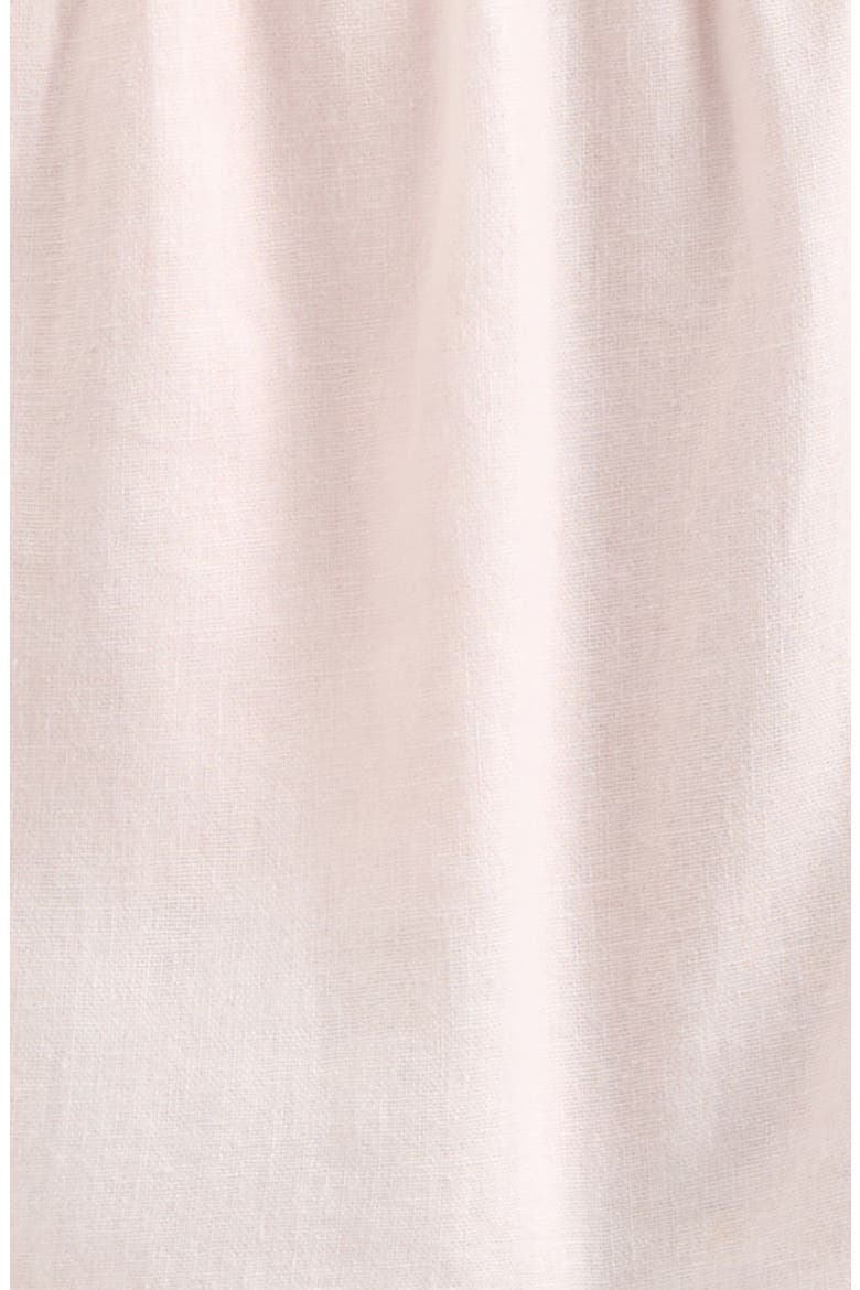 Kids' Linen Blend Drawstring Shorts, Alternate, color, PINK ROSEWATER