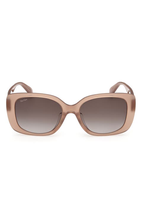 55mm Rectangular Sunglasses