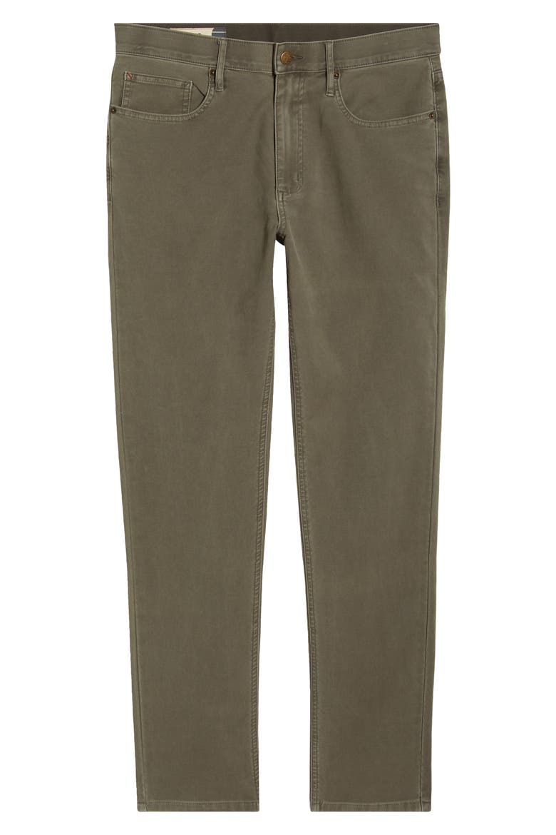 Flex Slim Straight Leg Stretch Twill Pants, Alternate, color, OLIVE