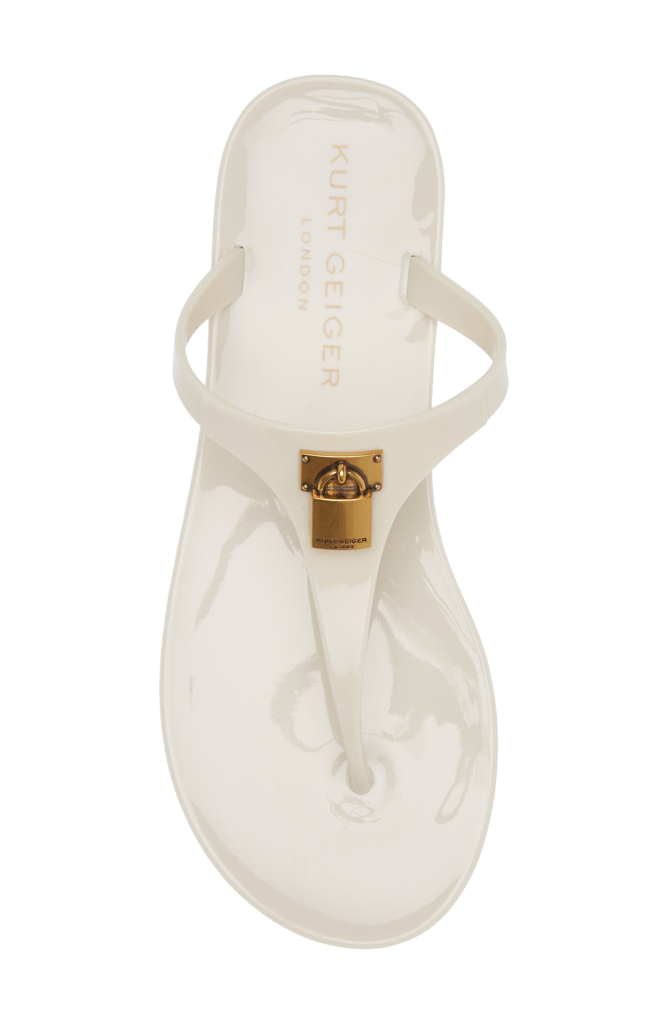 Kurt Geiger London Brixton Jelly Sandal, Alternate, color, Natural