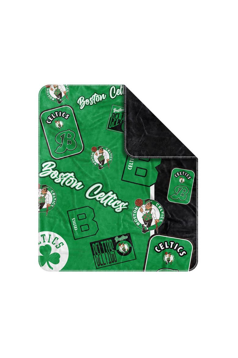 Boston Celtics 50" x 60" Dream Weave Throw Blanket, Alternate, color, Kelly Green