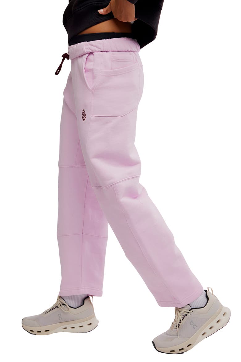 FP Movement Top Score Cotton Pants, Alternate, color, BALLET SLIPPER