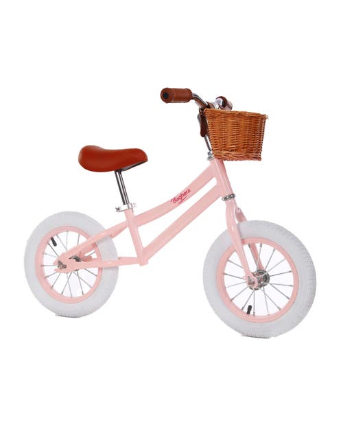 Baghera Balance Bicycle in Glossy Pink 