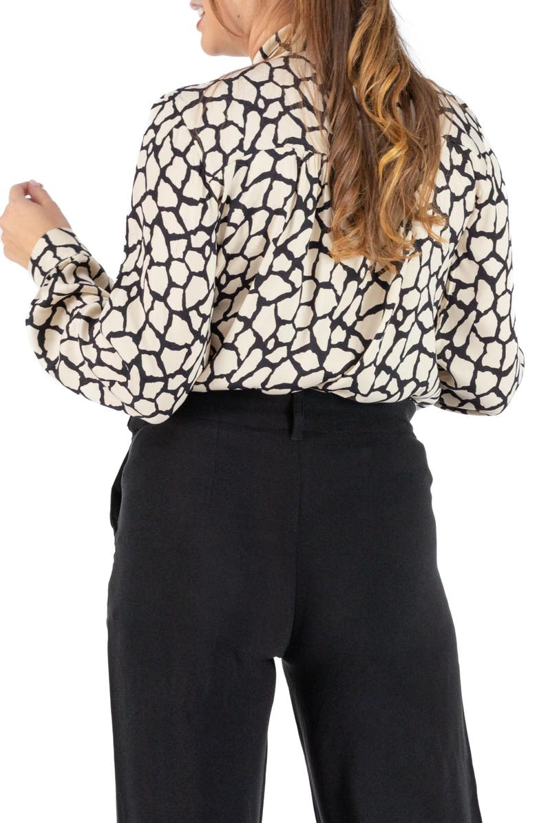 Cache Coeur Sophie Tie Neck Maternity/Nursing Top, Alternate, color,