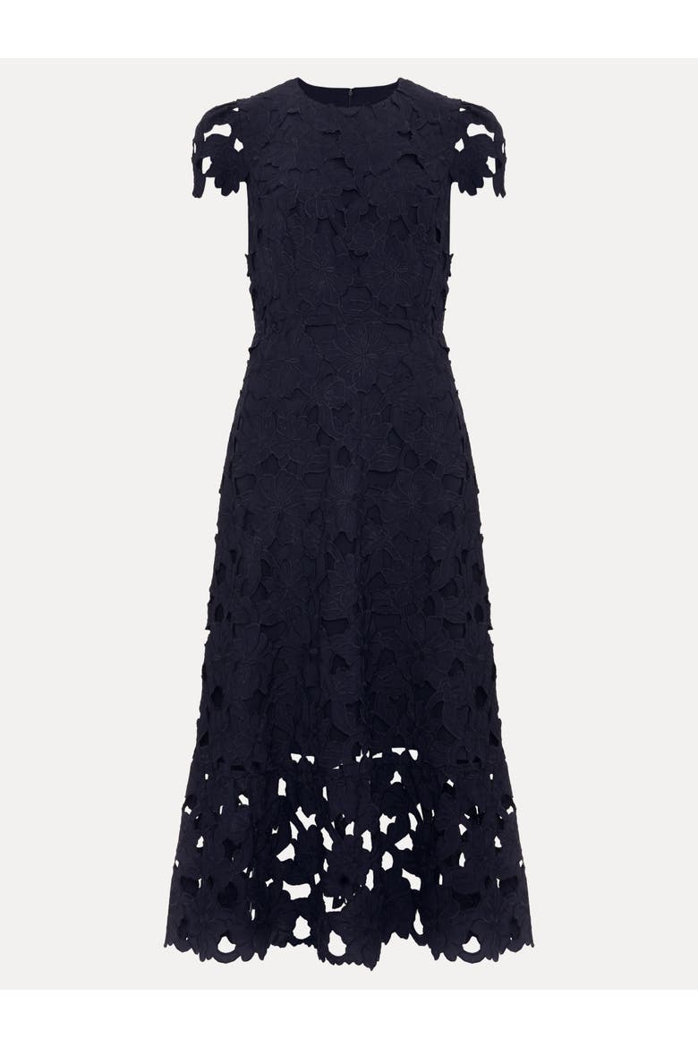 phase eight blue lace dress Phase Eight LEILANI lace dress in dark blue