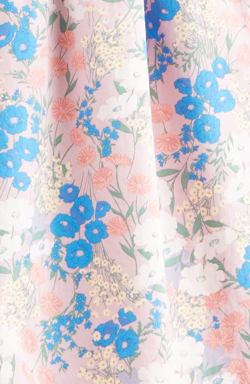 Nordstrom Kids' Pintuck Cotton Sundress In Purple Fragrant Louise Floral