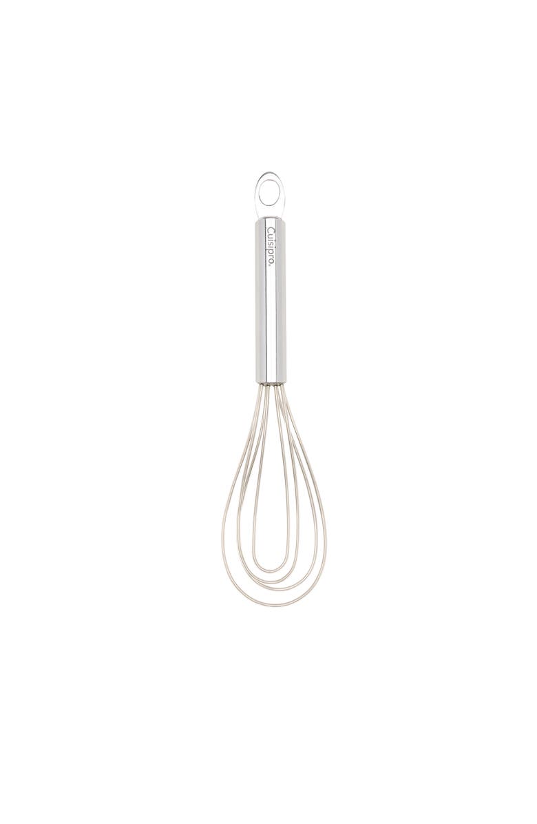 CUISIPRO 8-Inch Silicone Flat Whisk, Frosted, Main, color, Silver