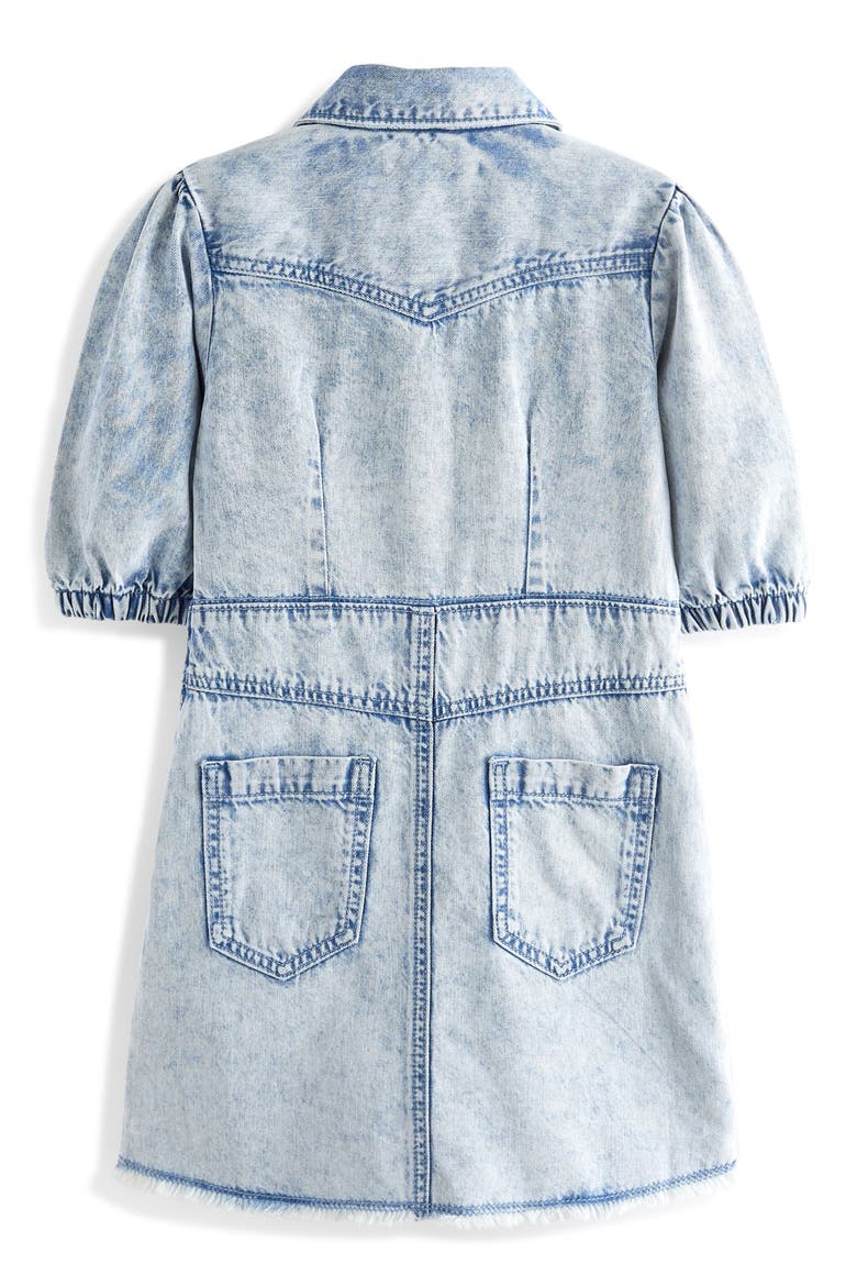 Kids' Denim Dress, Alternate, color, BLUE