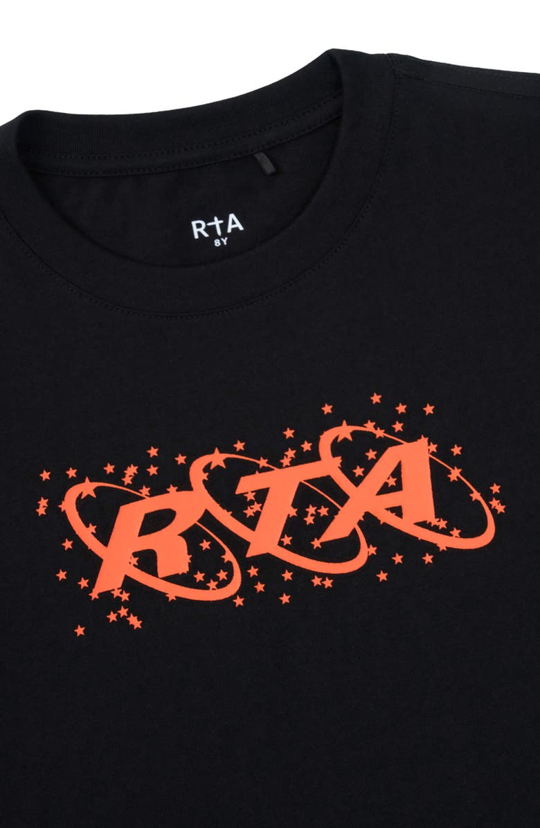 RtA Kids' Lawson Cotton Graphic T-Shirt, Alternate, color, Black Planetary Rta