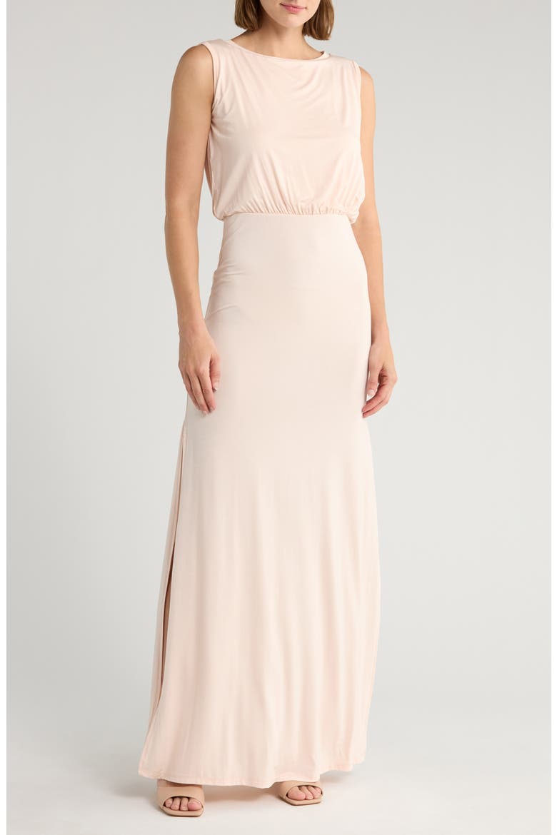 Sleeveless Maxi Dress, Main, color, LINEN