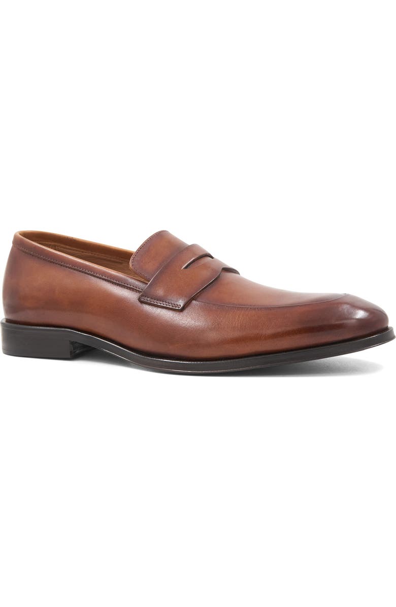 Bruno Magli Maioco Penny Loafer, Main, color, Cognac Calf