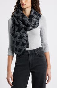 Nordstrom Print Wool & Cashmere Scarf