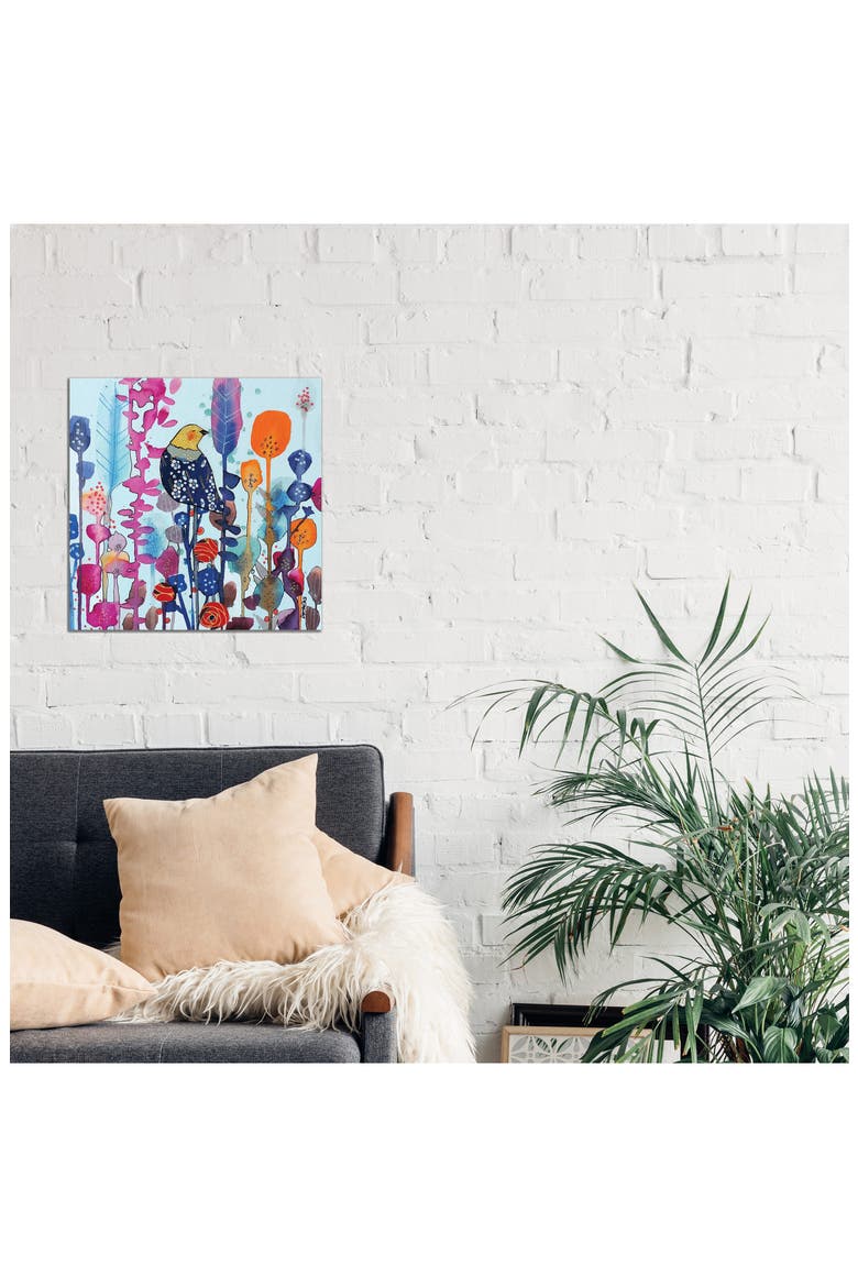Juste Ici by Sylvie Demers Canvas Wall Art, Alternate, color, BLUE